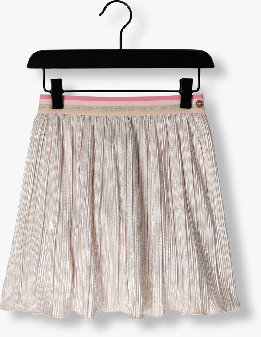 NONO zilveren nono pliss&eacute; rok nikki pearl plisse skirt