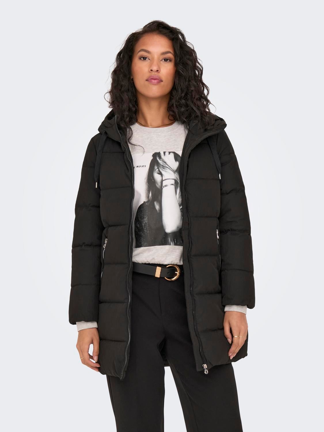 ONLDOLLY Steppmantel Black