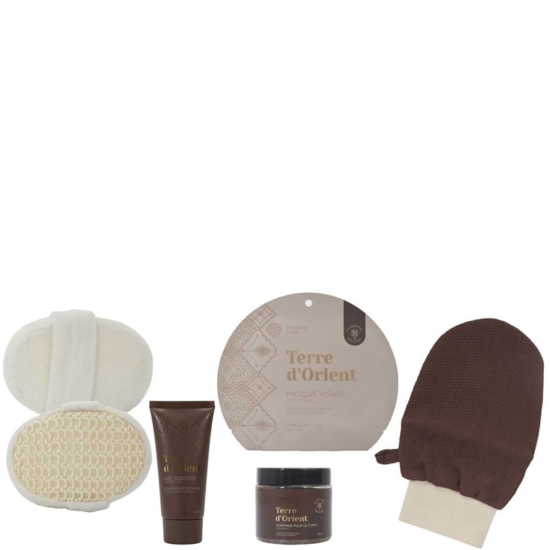 Coffret exfoliant - Terre d'Orient - Corps - 5 produits