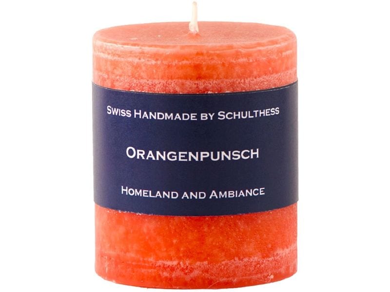 Schulthess Kerzen Duftkerze Orangenpunsch 7 x 8 cm Duftkerze aus Paraffin