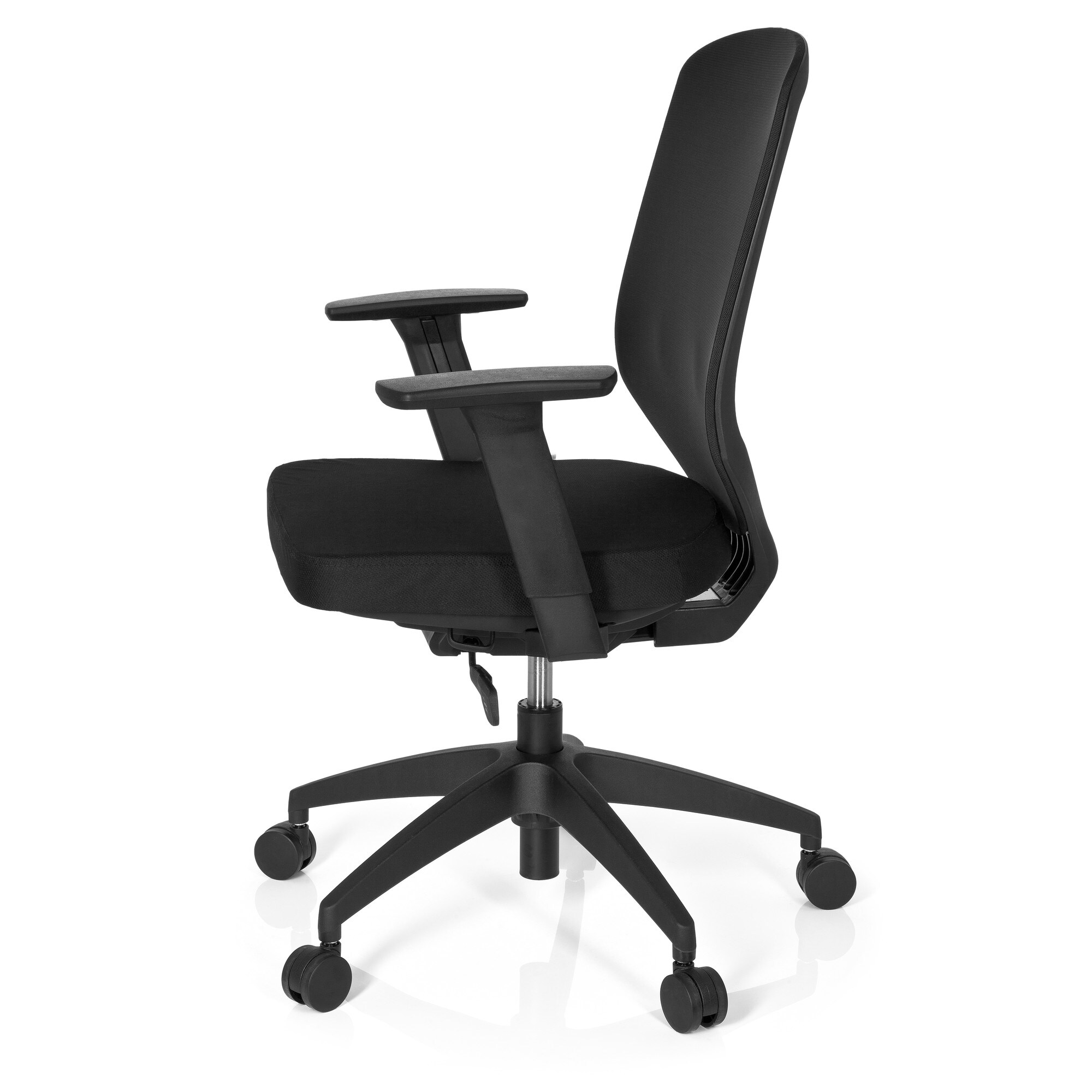 Profi Bürostuhl DELIGHT PRO Stoff/Netzstoff mit Armlehnen (höhenverstellbar) hjh OFFICE