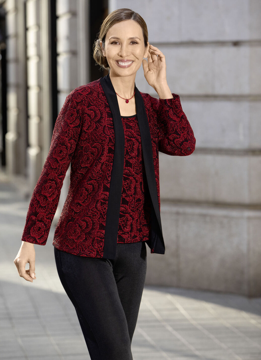 Shirt-Tunika in 2-in-1-Optik