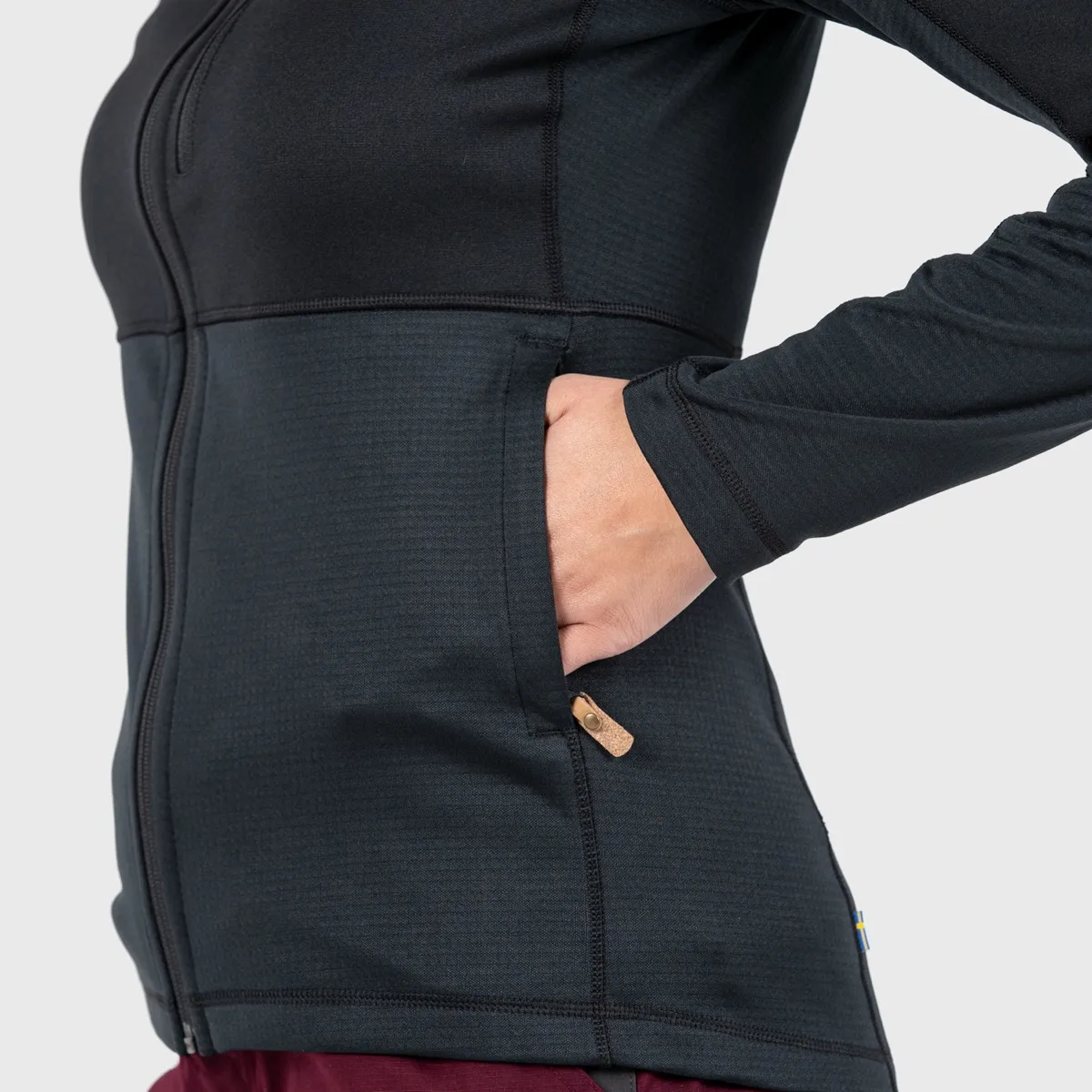 Fjällräven Women's Abisko Trail Fleece Dark Navy/Indigo Blue