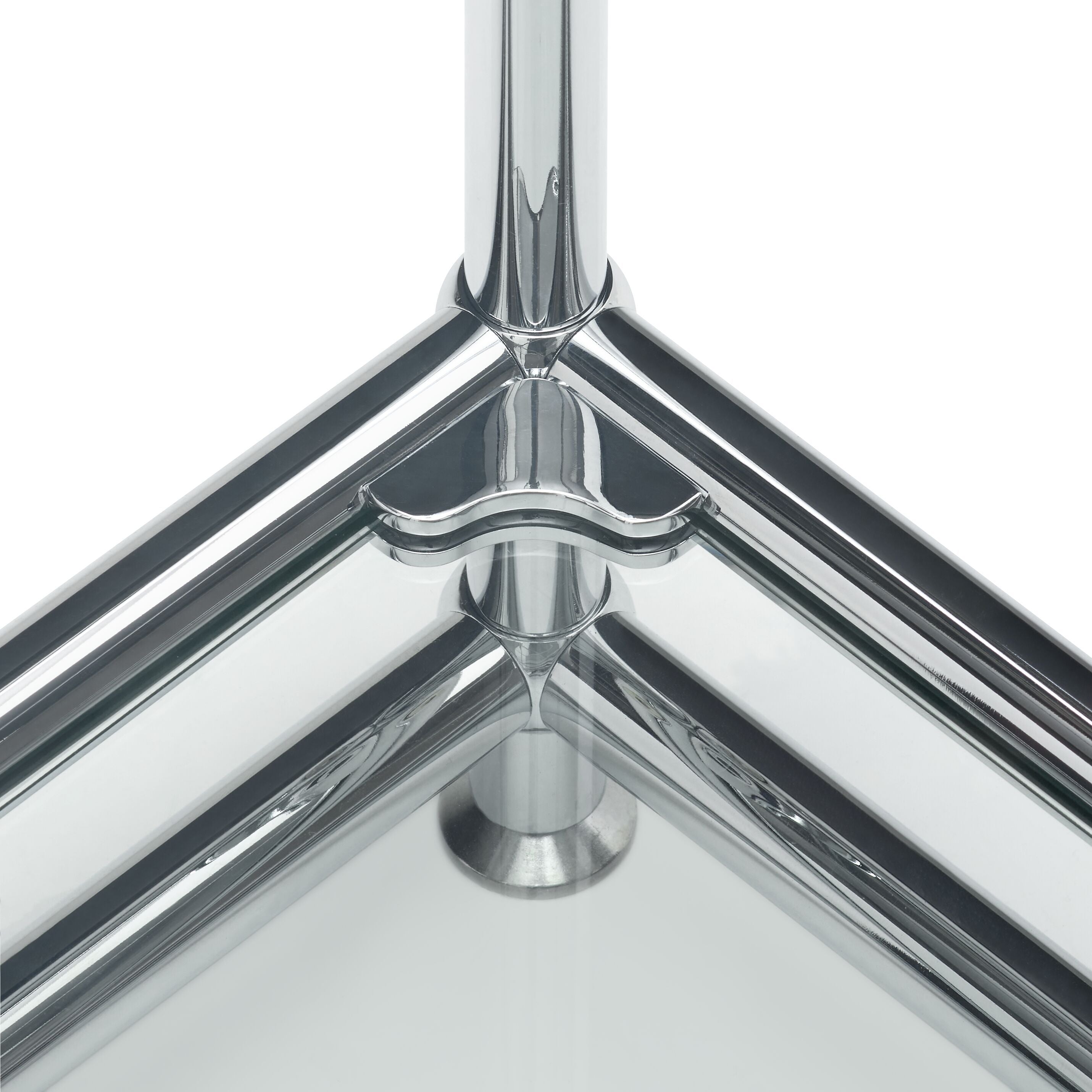 FLEXCUBE_Salontisch_Glas_weiss_152x116 - Weiss / B: 152.5 cm x T: 115.0 cm x H: 49.0 cm