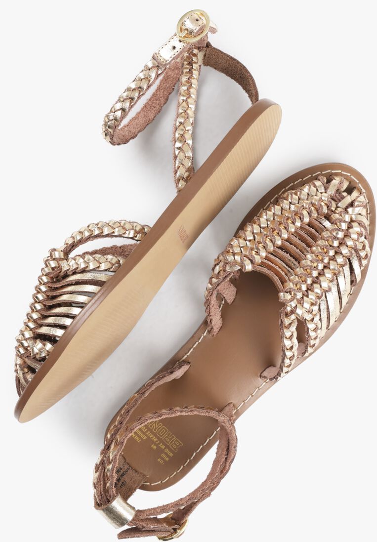 BRONX gouden bronx sandalen fl-ynn 85034