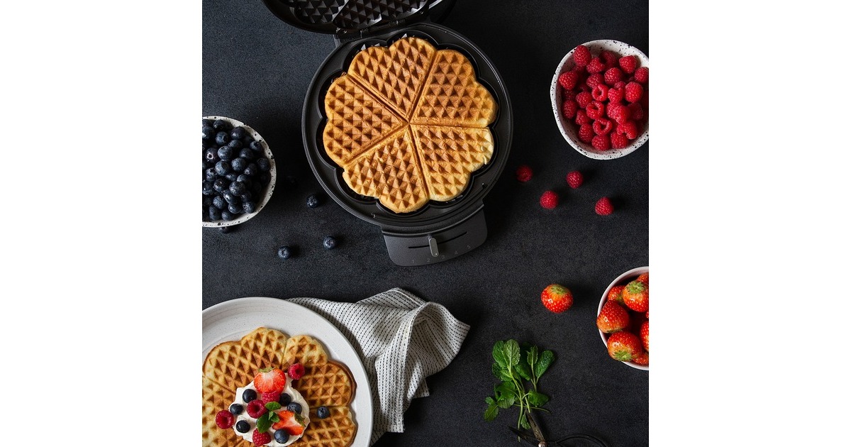 Princess132380 Wafelmaker DeLuxe wafelijzer  (Grijs)