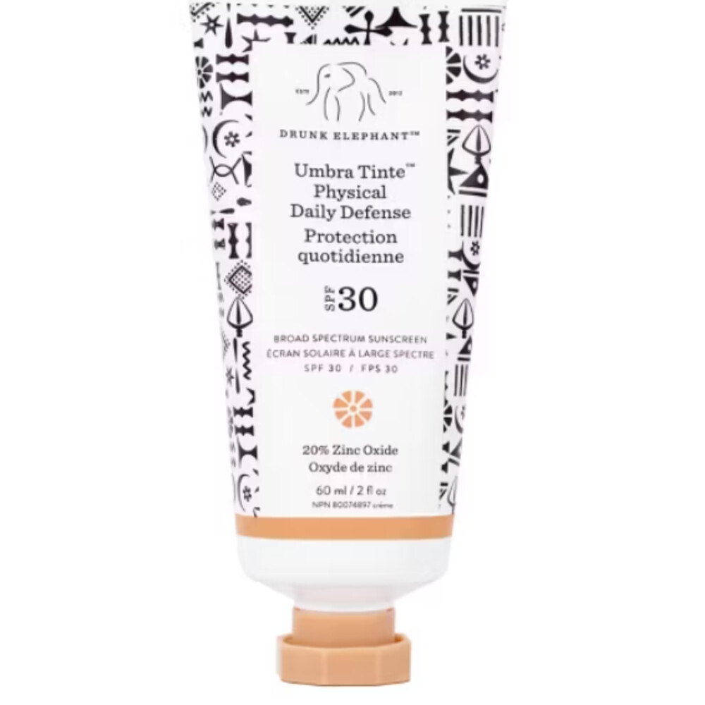 Drunk Elephant Umbra Tinte Physical Daily Defense SPF 30 Zonnebrandcreme60ml