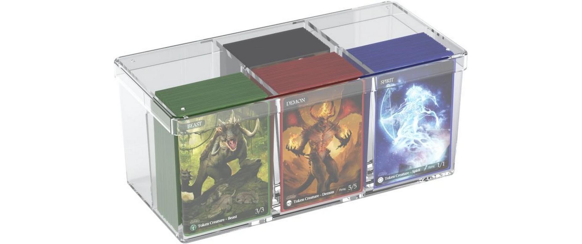Kartenbox Stack 'n' Safe Card Box 480 TransparentHochwertige Box für Sammelkarten in Standardgrösse