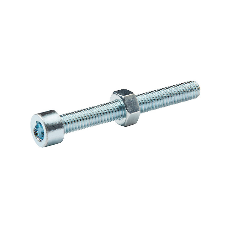 20 boulons tête cylindrique acier zingué 6 x 50 mm