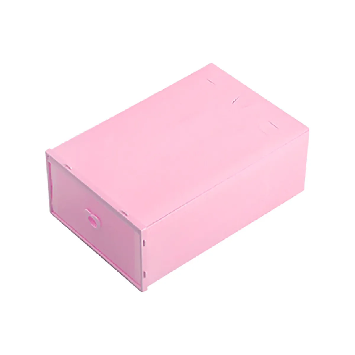 Boîte à chaussures empilable - Rose