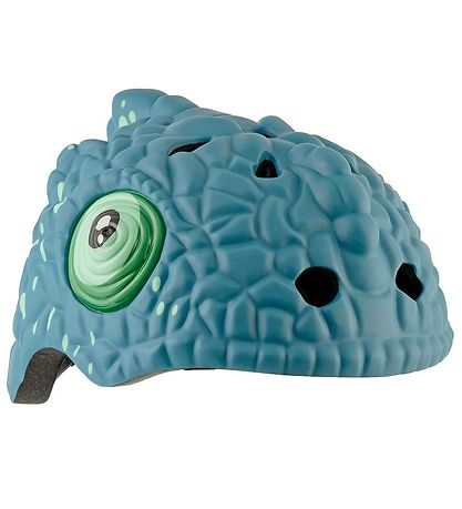 Crazy Safety Fahrradhelm m. Light - KammæLeon - Mdesert blue