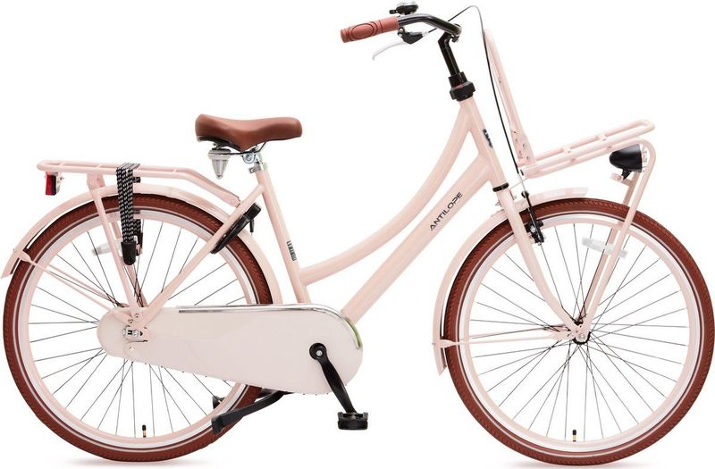 Antilope - Mini Cargo X1 - Meisjesfiets - Dusty Roze - 26 Inch