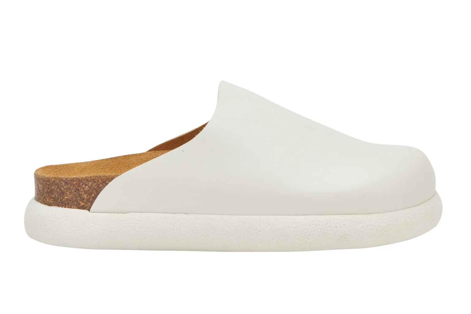 Scholl  Ivy Leather clogs - Off White