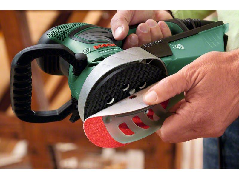Bosch Exzenterschleifer PEX 400 AE Expert Erzielt mühelos Oberflächen von höchster Qualität