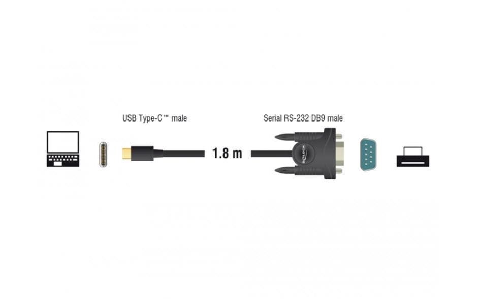 Serial-Adapter 62964 USB-CUSB-C-zu-Serial-Adapterkabel