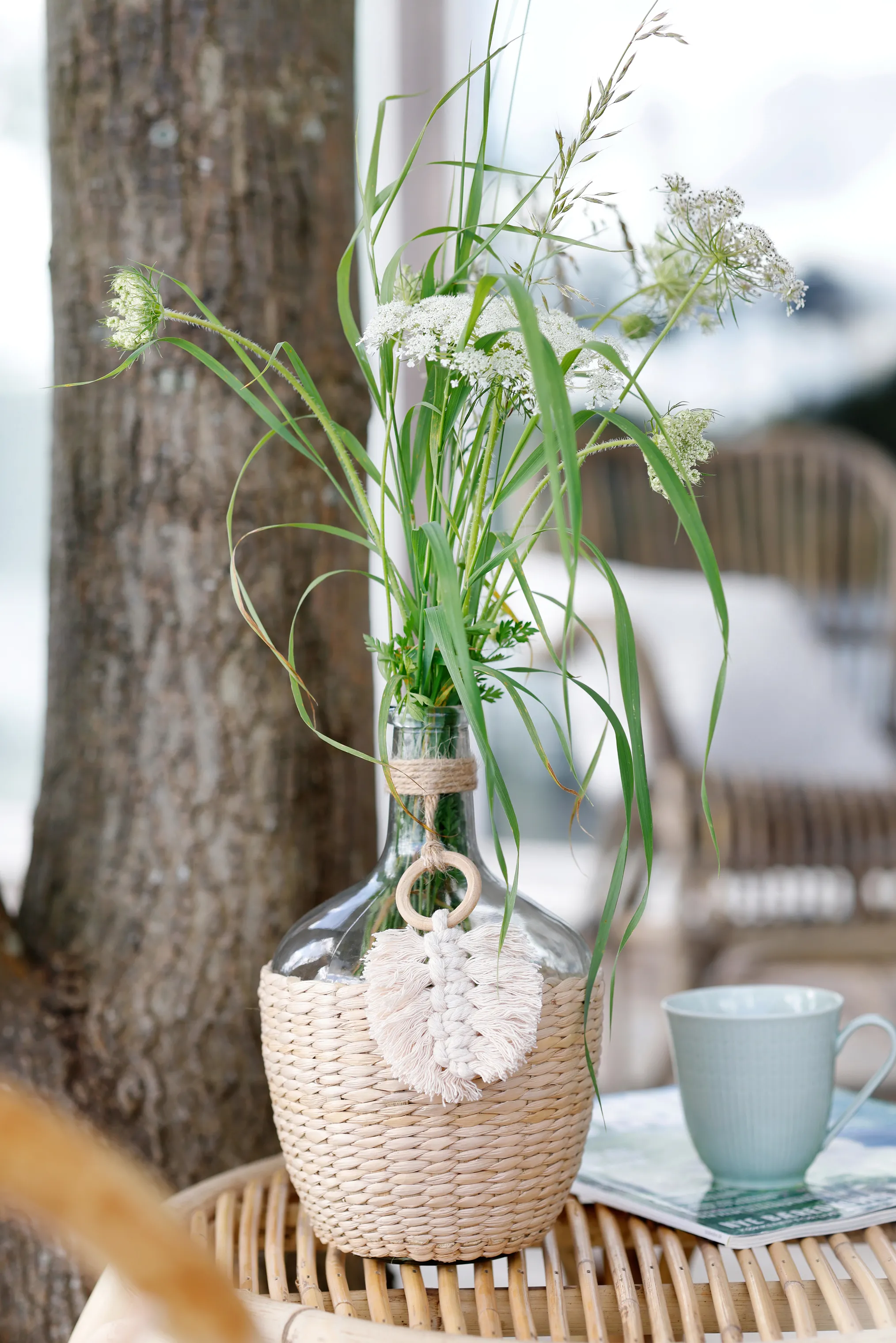 SKAGEN living Flaske m. jutedekoration