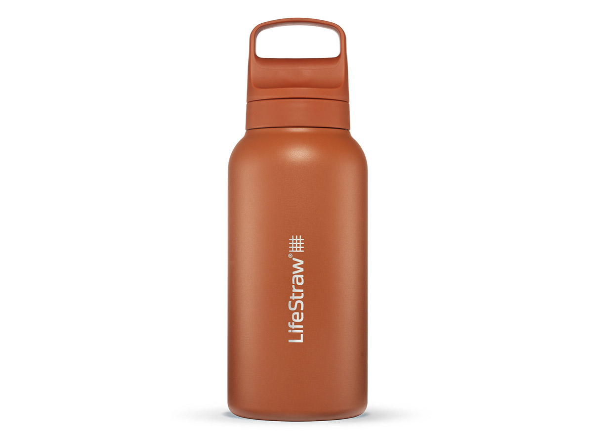 LifeStraw Go 2.0 1L geïsoleerde waterfilterfles - Orange