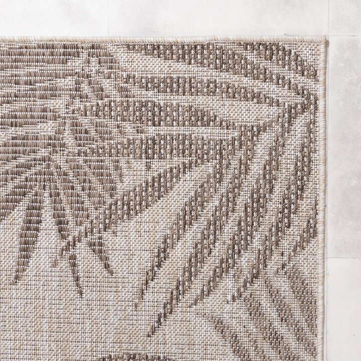 Buiten vloerkleed - Tiga Edge Taupe
