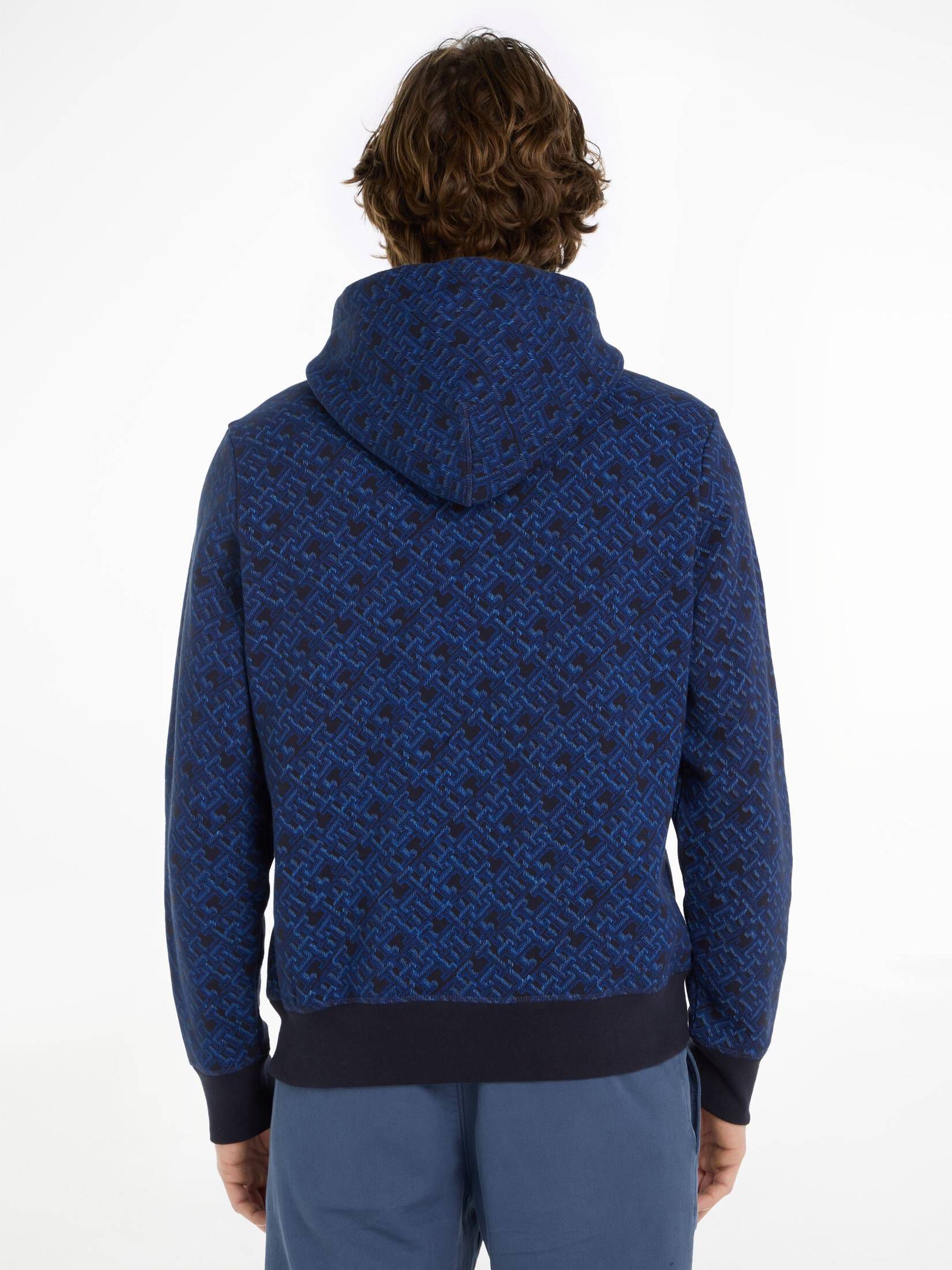 Tommy Hilfiger| Herren Hoodie AOP MONOGRAM HOODY