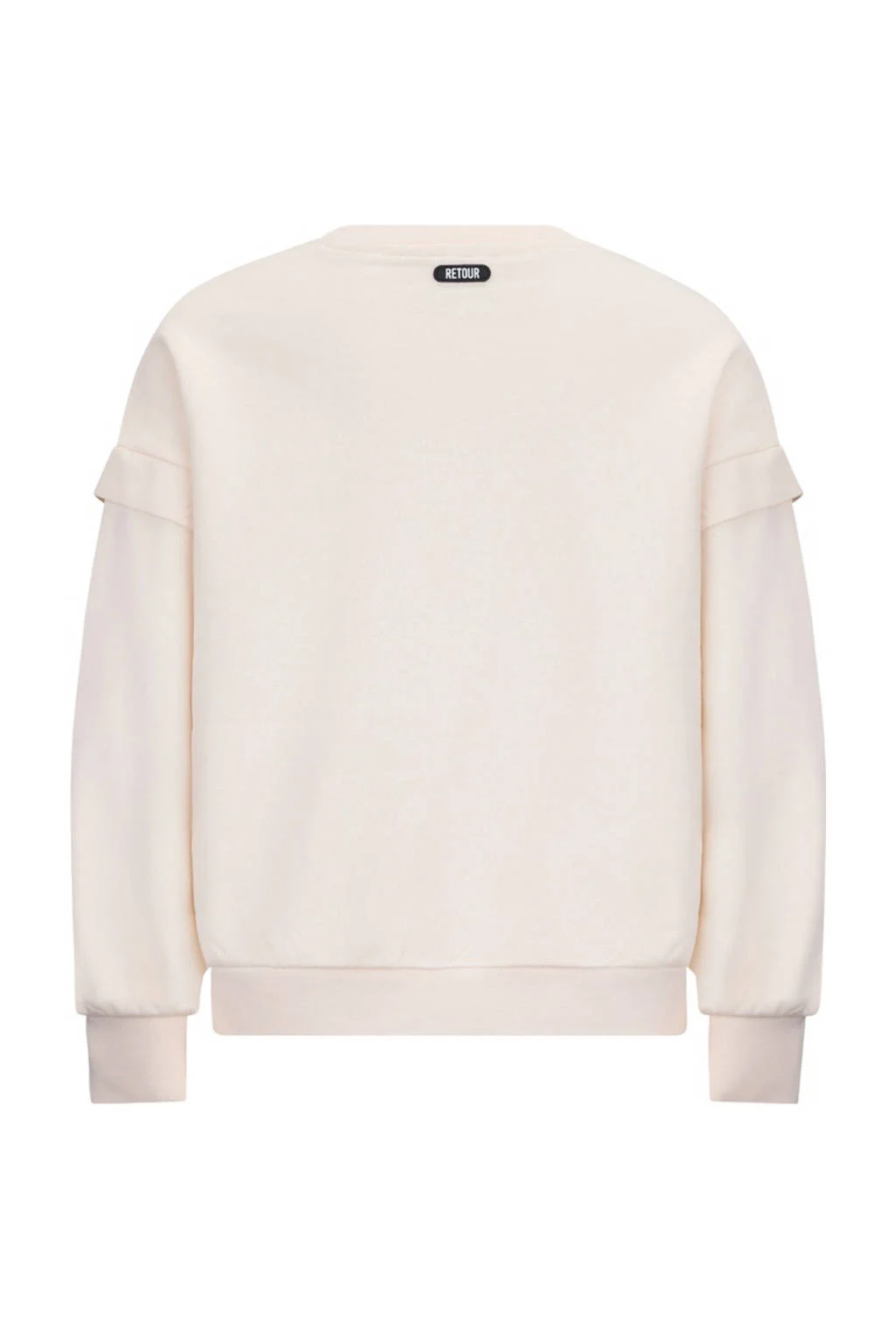 Retour Jeans sweater Abadou met tekst ecru