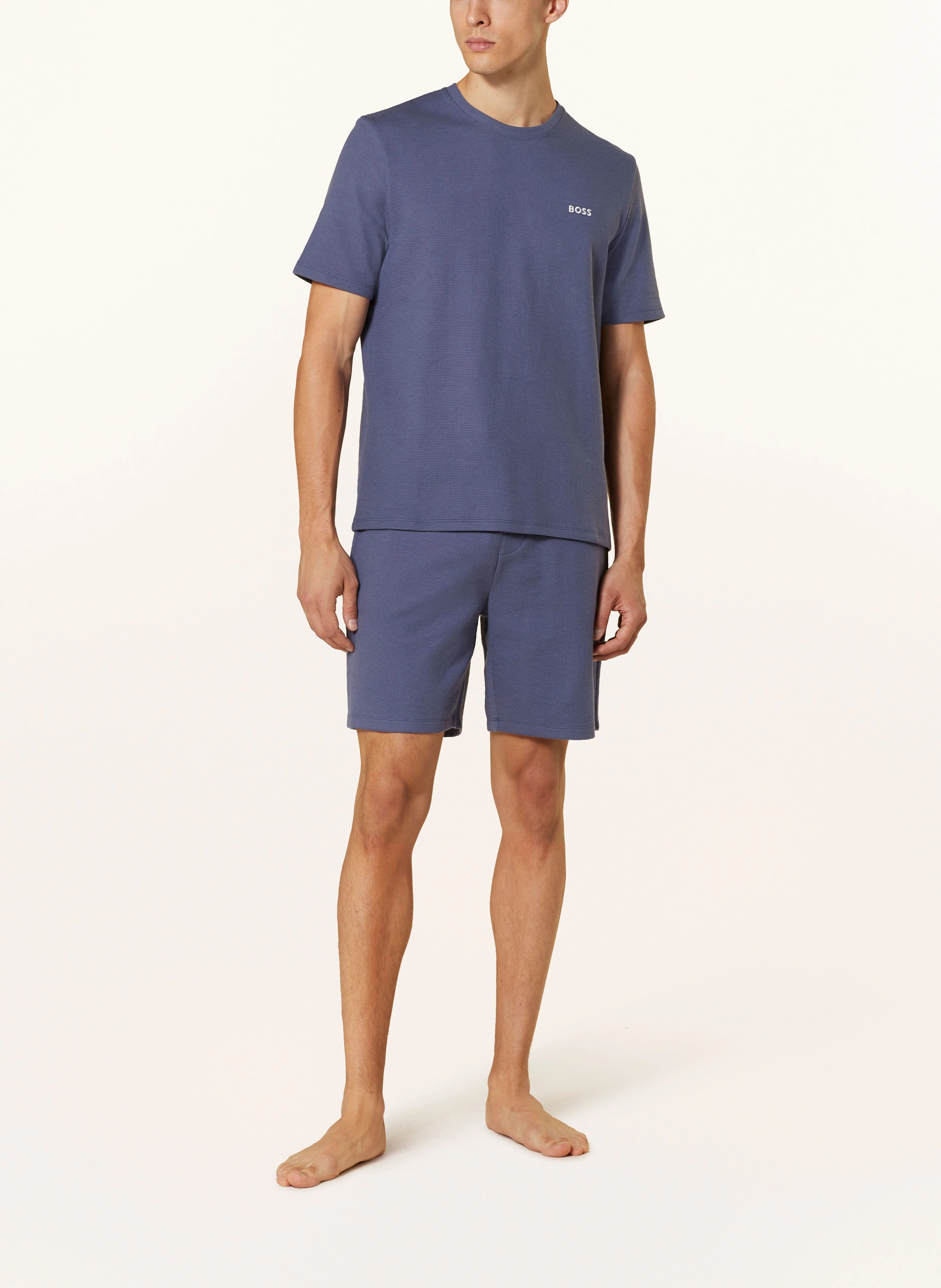 BOSS Schlafshirt WAFFLE