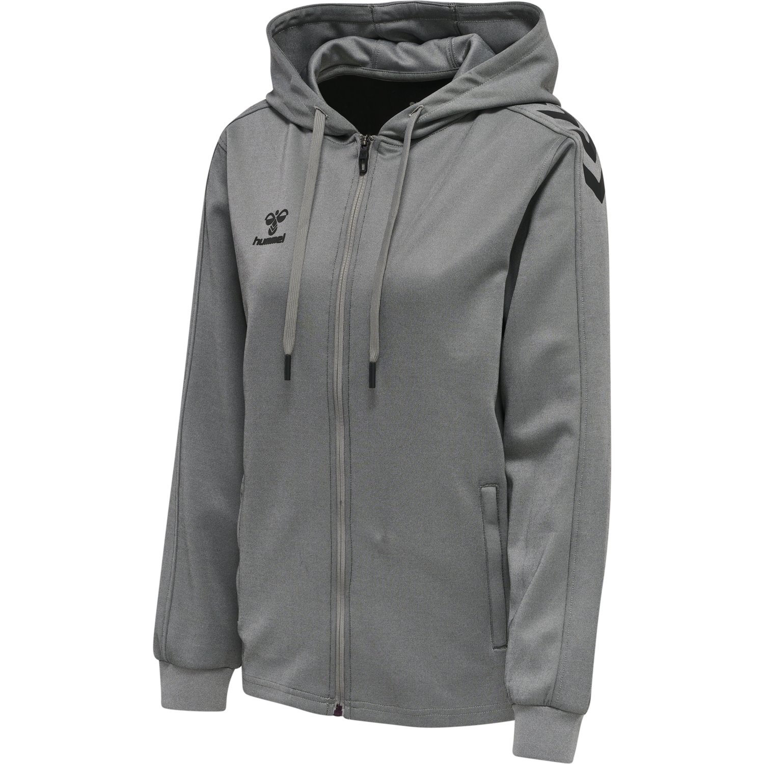 hmlCORE XK POLY ZIP HOOD SWEAT WOMA
