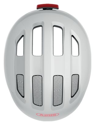 Casque Abus Smiley 3.0 ACE LED shiny Blanc