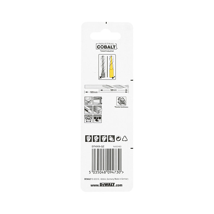 Foret métal ø 6,5 mm DeWalt Extreme