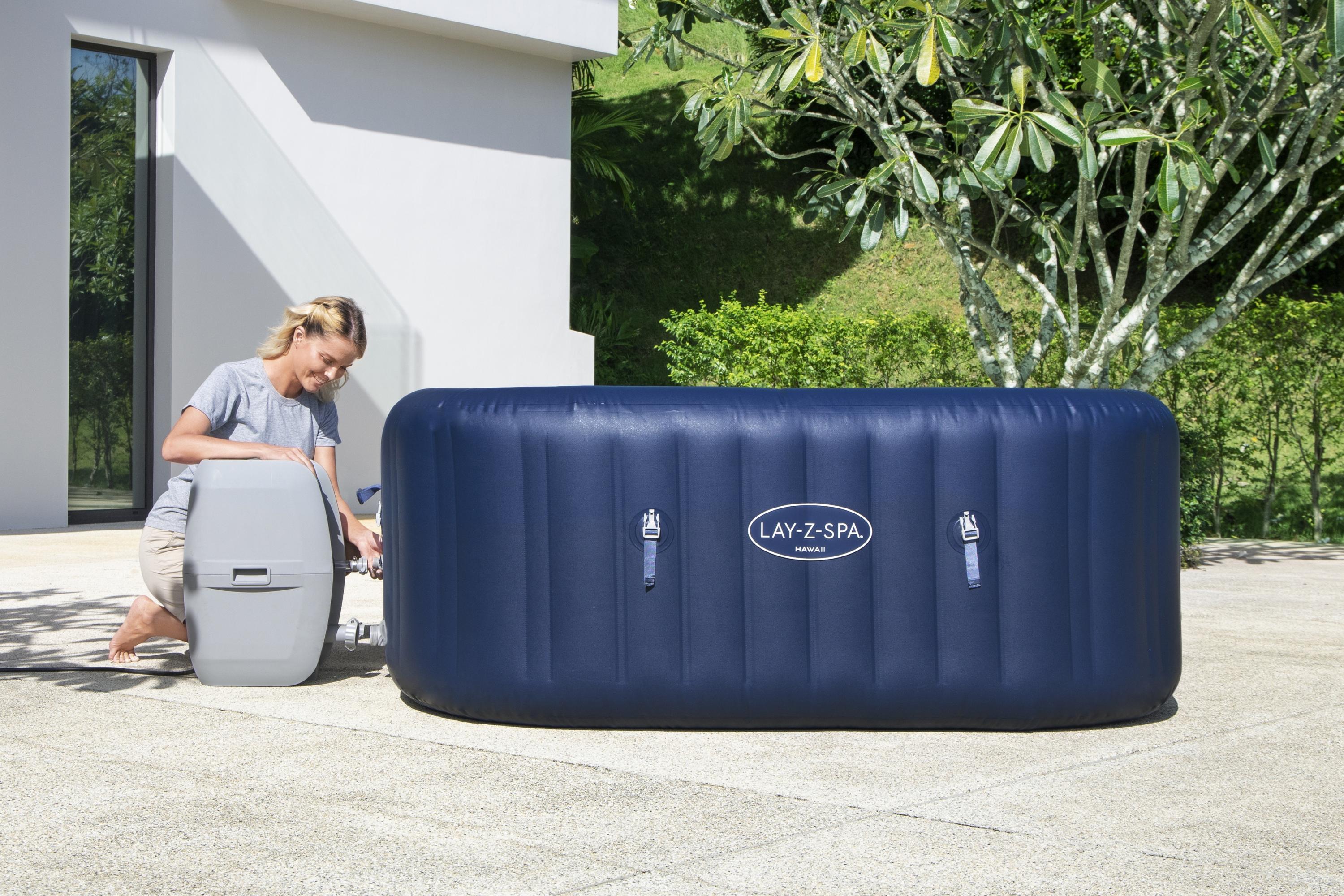 Bestway® LAY-Z-SPA® Whirlpool Hawaii AirJet™ 180 x 180 x 71 cm, eckig