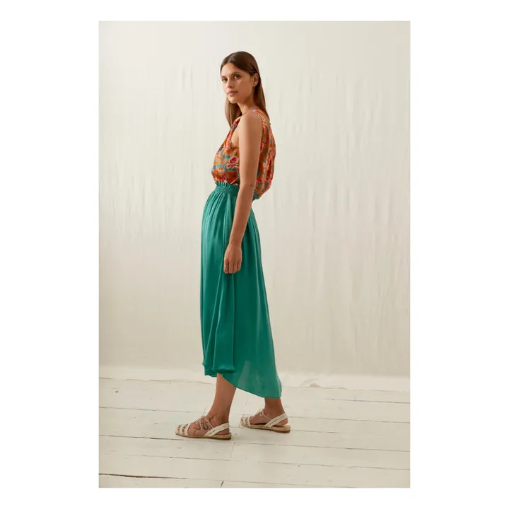Louise Misha Jupe Irielle - Collection Femme | Bleu Vert
