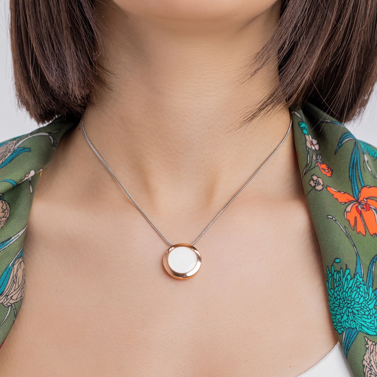 Collier Skagen Sea Glass bicolore