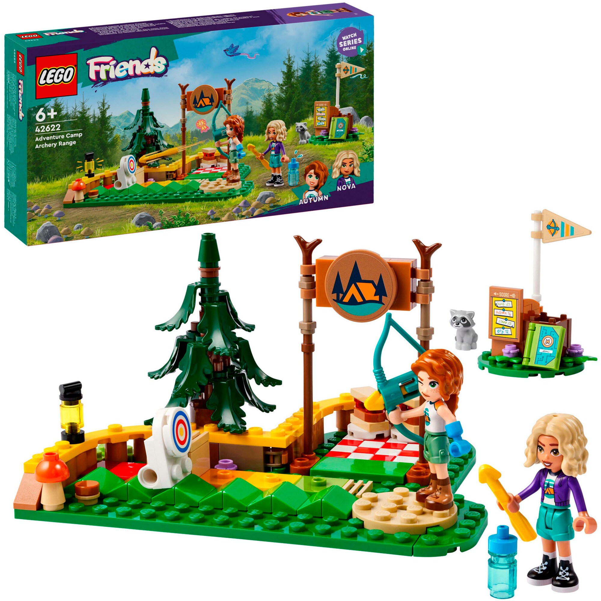 LEGO Konstruktionsspielzeug Friends Bogenschießen im Abenteuercamp