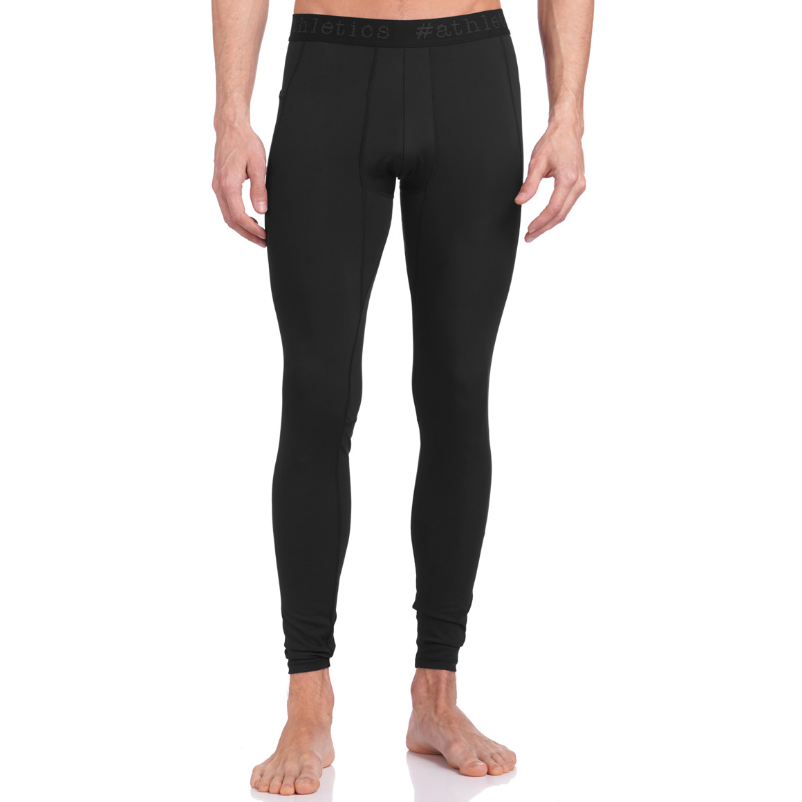 VanVaan Herren Sport-Tights mit Webbund schwarz