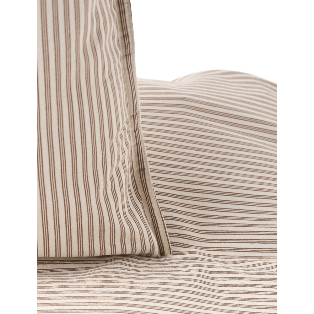 Køb Studio Feder Brown Beach Stripe Sengetøj Percale