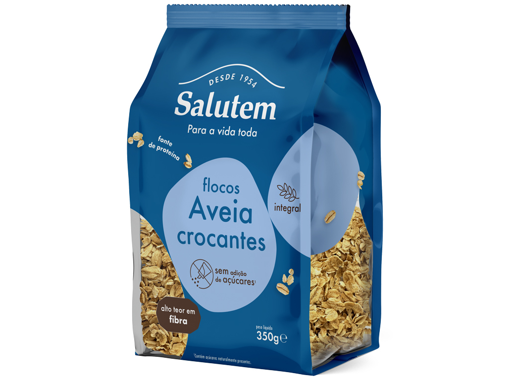 FLOCOS DE AVEIA SALUTEM CROC 0% 350G