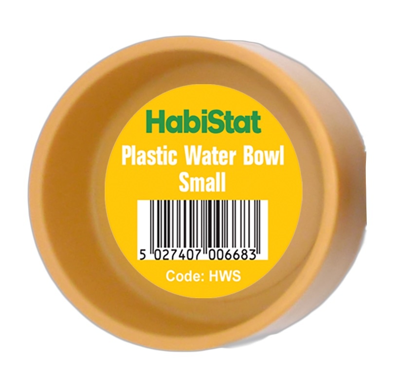 Habistat Terrarium Waterbak Plastic Rond S 7x7x2,5cm