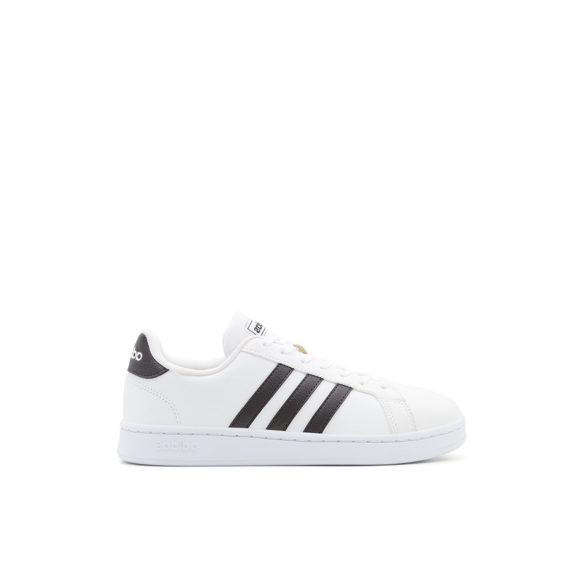 ADIDAS-Gcourt2.0-l-Baskets de tennis - Talon plat - Blanc/Noir