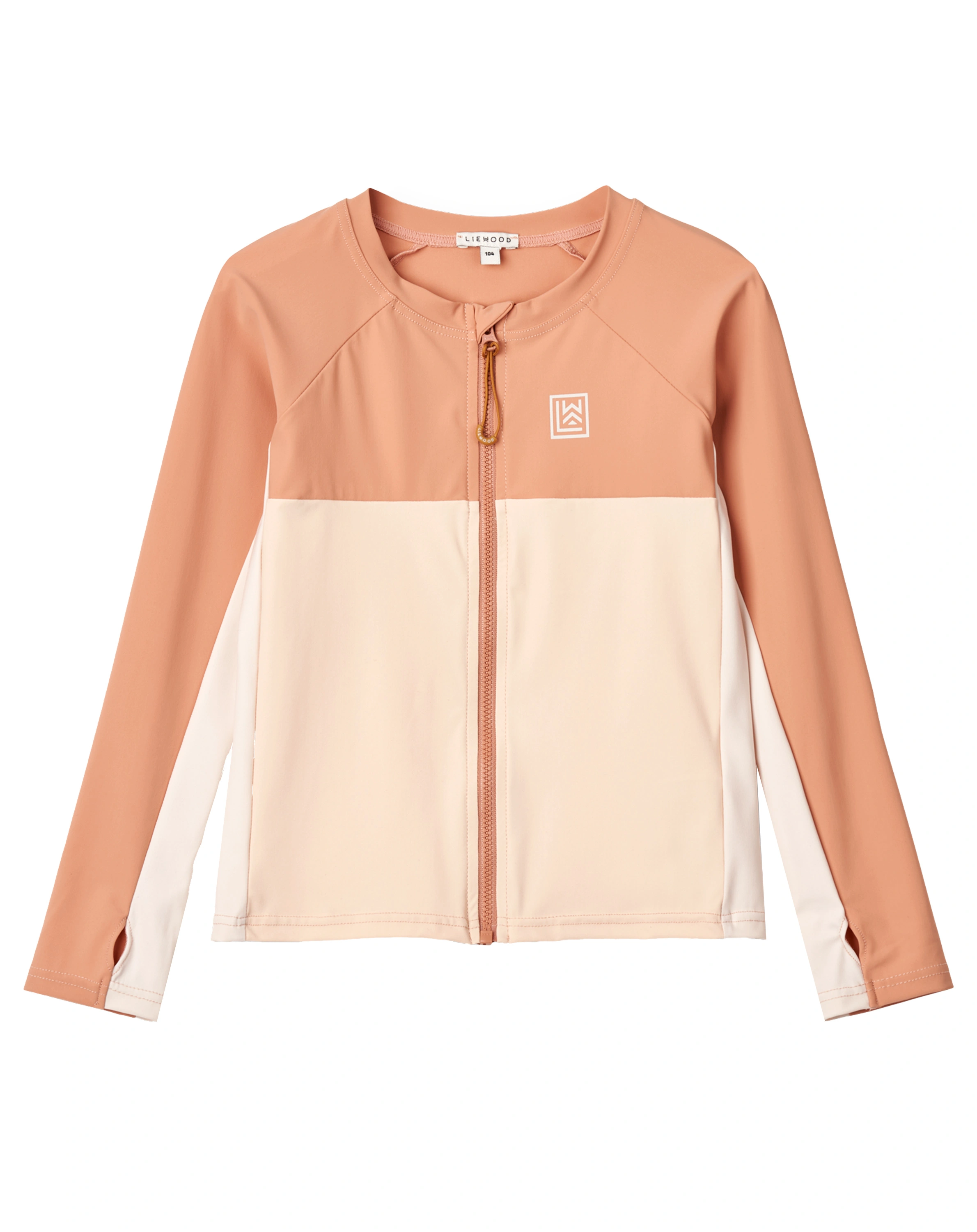 Badeshirt AVALON mit Zipper in apple blossom