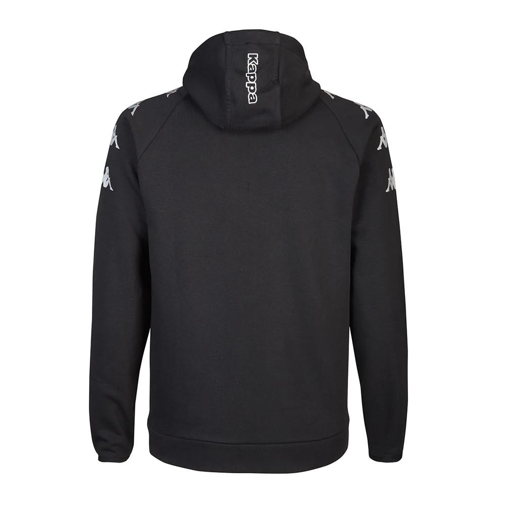 Kappa Sweat Zippé Noir/Gris Garçon Kappa Divieto
