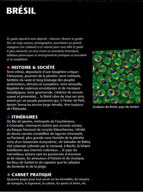 GALLIMARD - BRESIL BIBLIOTHEQUE DU VOYAGEUR
