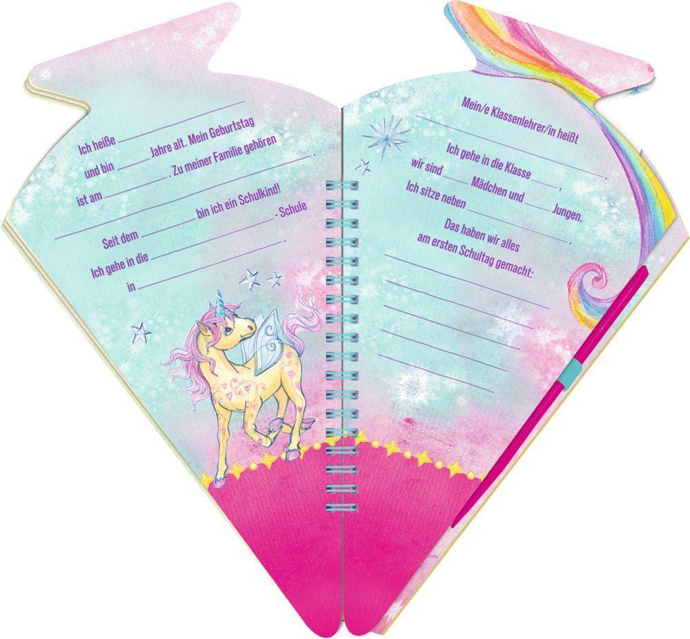 Einhorn-Paradies – Schultüten-Kratzelbuch - Hurra, endlich Schule!