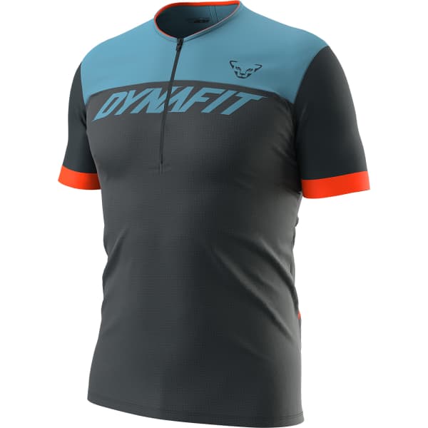 Maillot VTT DYNAFIT RIDE LIGHT 1/2 ZIP SS TEE BLUEBERRY