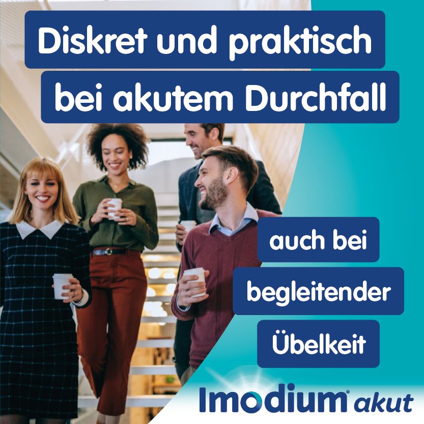 Imodium® akut lingual Schmelztabletten - bei akutem Durchfall