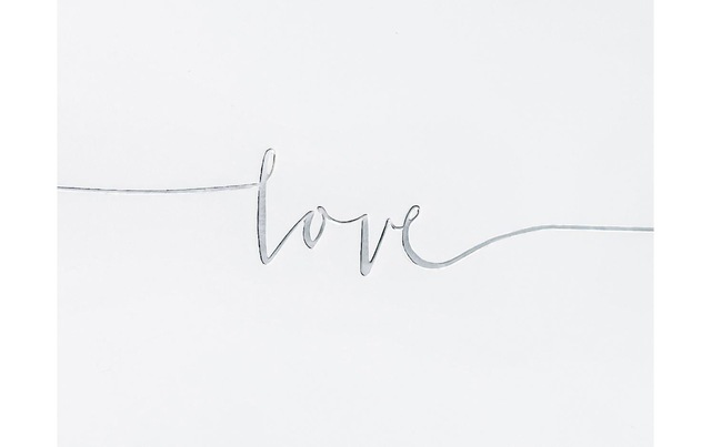 partydeco Notizbuch »Gästebuch Love«