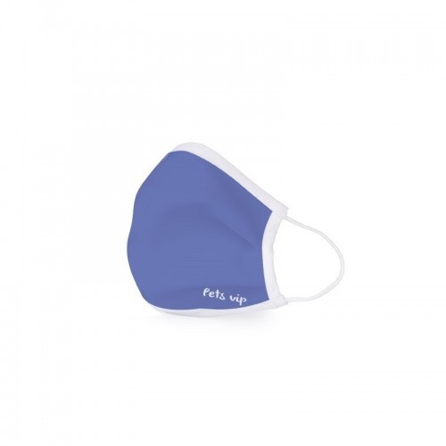 Máscara facial lavável personalizada na cor azul marinho