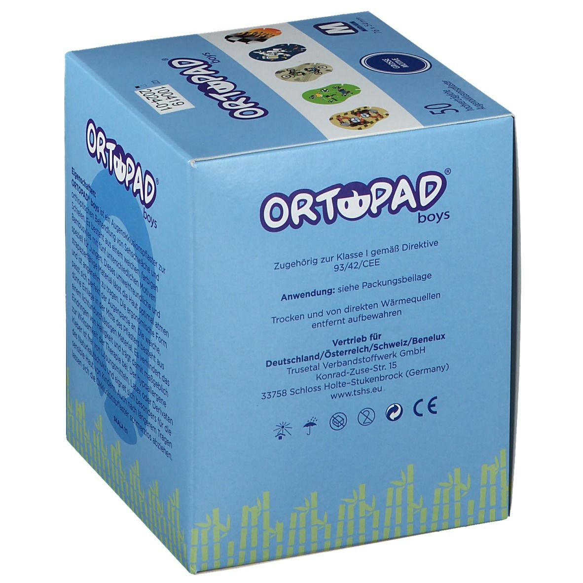 ORTOPAD® Cotton boys Gr. M 76 x 54 mm