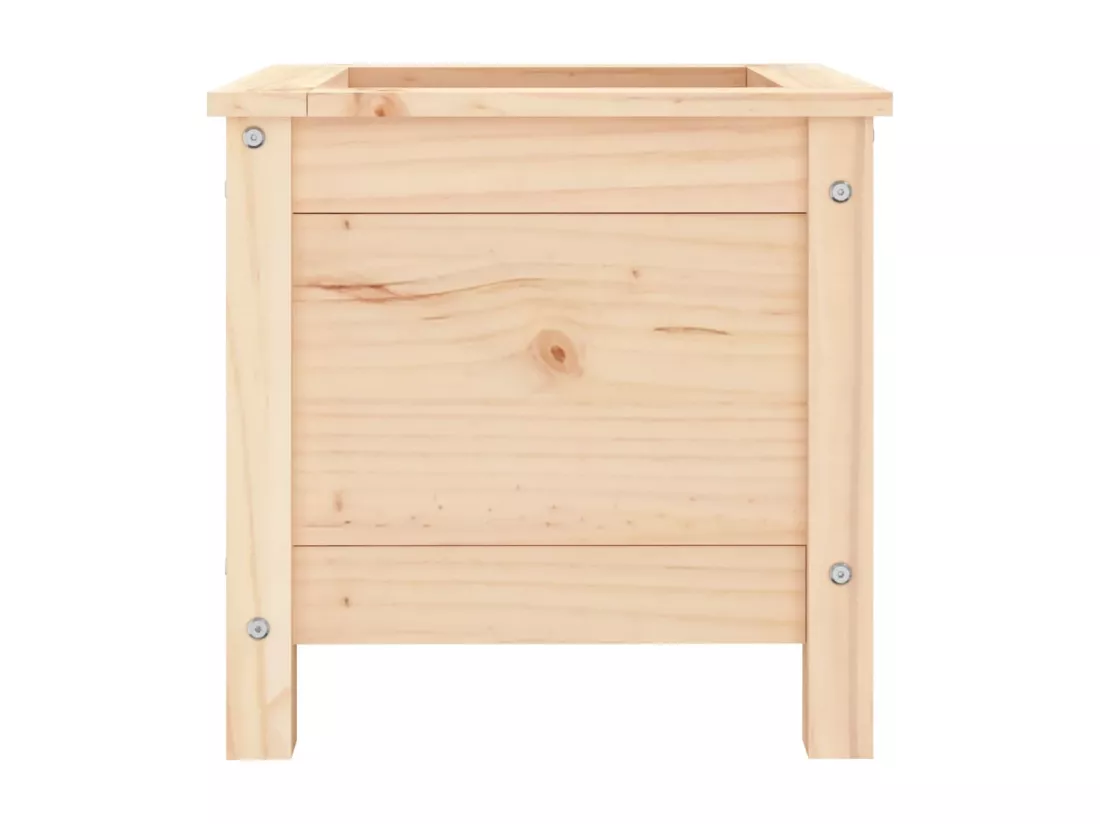 Jardinière 40x40x39 cm bois de pin massif