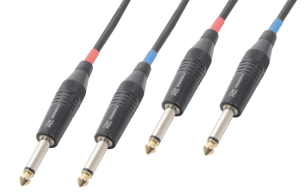 CX72-5 Klinke 6.3 mm, male - Klinke 6.3 mm, male 5 mAudiokabel 2x 6.3 Klinke - 2x Klinke