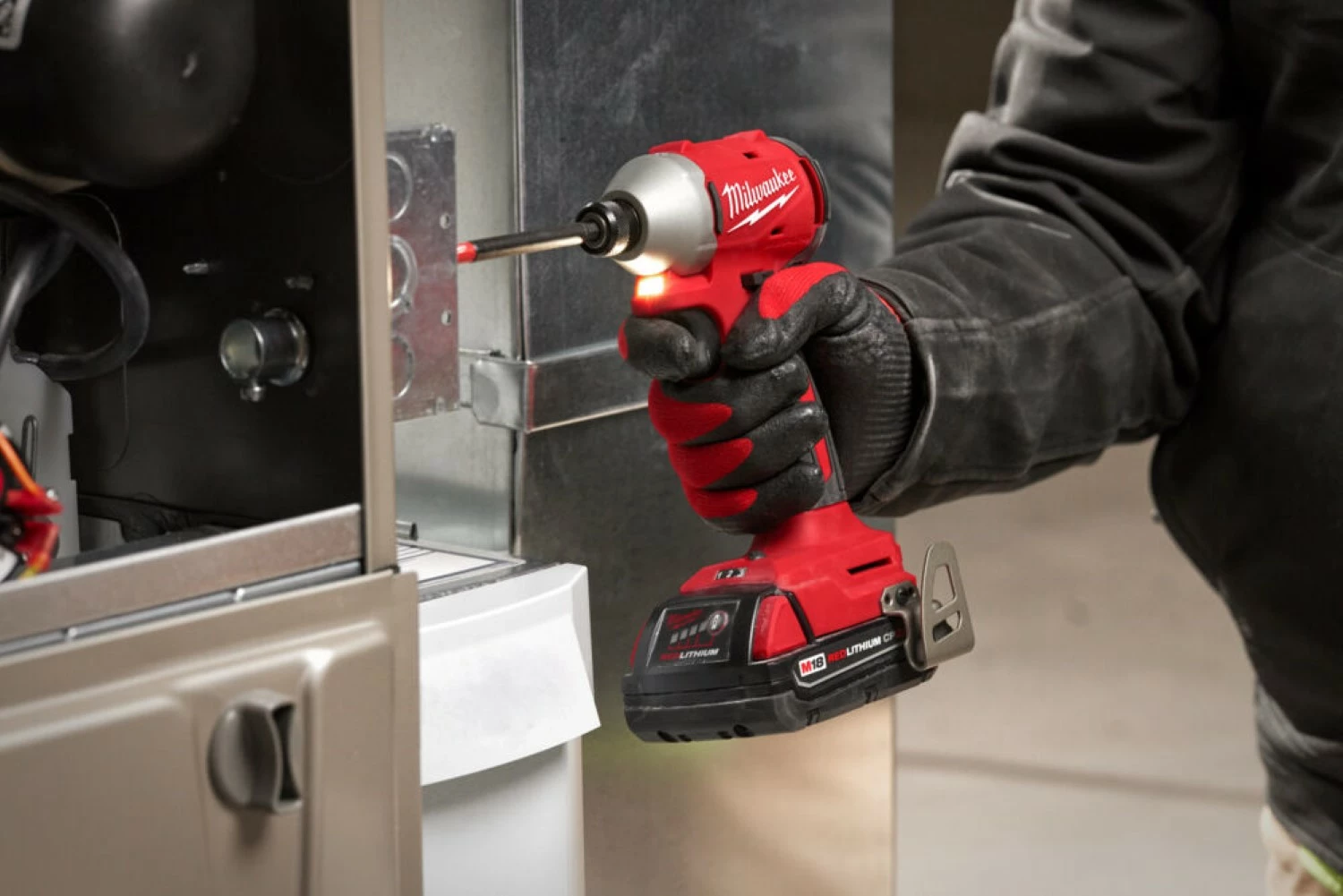 Milwaukee M18 BLIDR-0X 18V Li-ion accu slagschroevendraaier body in HD Box - 190Nm