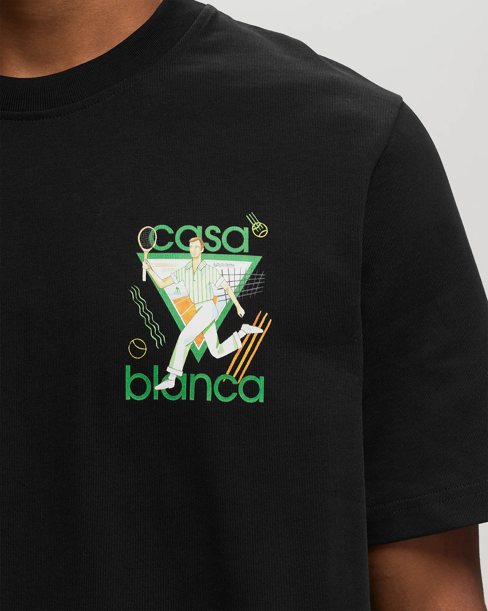 Casablanca LE JEU PRINTED UNISEX T-SHIRT